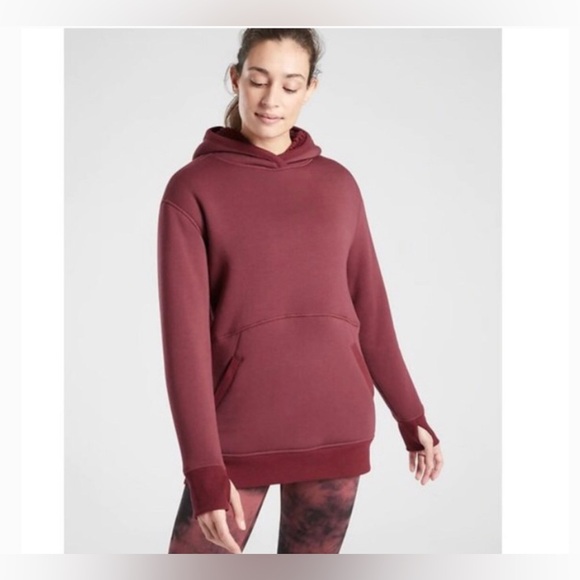 Athleta Solstice Reversible Sherpa Crew medium - Picture 2 of 8